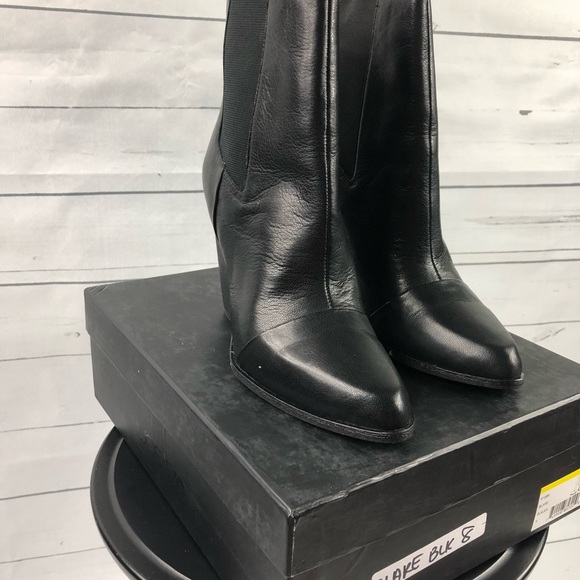 SZ 8 Joe’s Jeans Blare Black leather booties - Picture 5 of 7